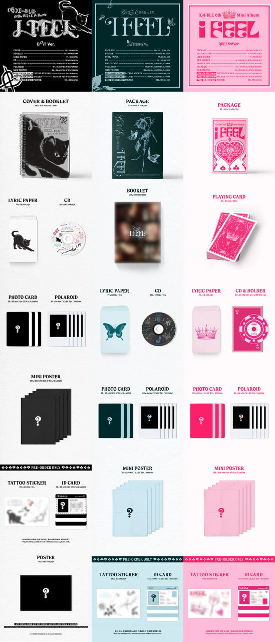 G)I-DLE - [I FEEL] 6th Mini Album (RANDOM Version) – The KPOP Empire