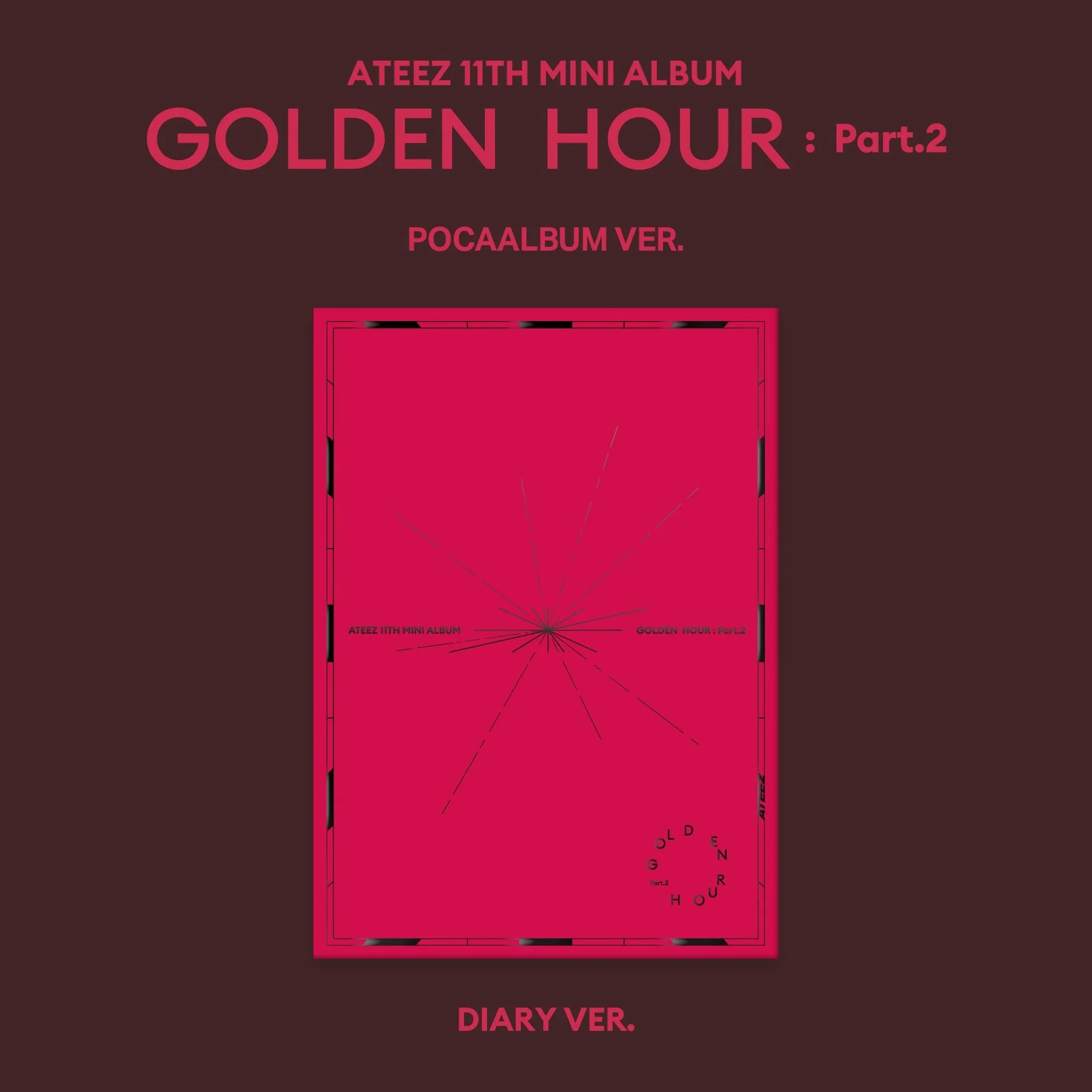 ATEEZ - [GOLDEN HOUR: PT. 2] (POCAALBUM VER.)