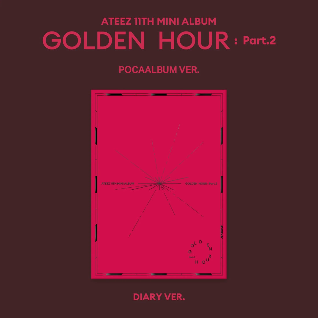 ATEEZ - [GOLDEN HOUR: PT. 2] (POCAALBUM VER.)