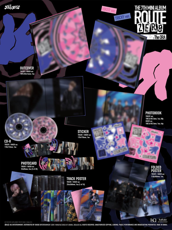 XIKERS - [ROUTE ZERO : THE ORA] 7th Mini Album