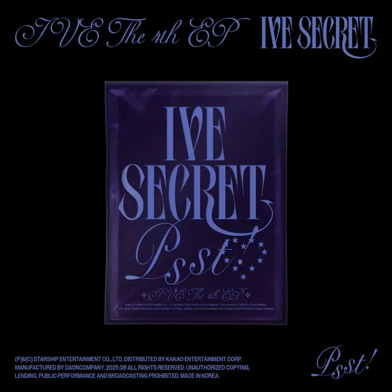 IVE - [IVE SECRET] 4th Mini Album
