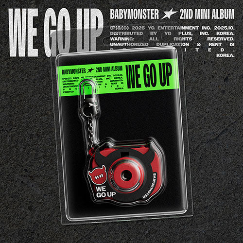 BABYMONSTER - [WE GO UP] 2ND MINI ALBUM MINI BEAM KEYRING Version