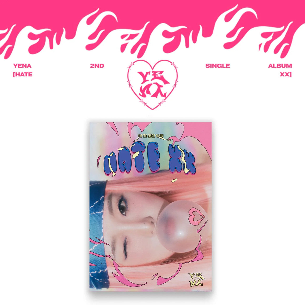 YENA - [HATE XX] 2nd Single Album