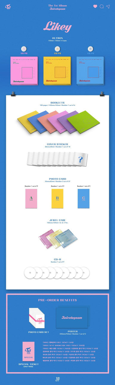TWICE - [TWICETAGRAM] 1st Album