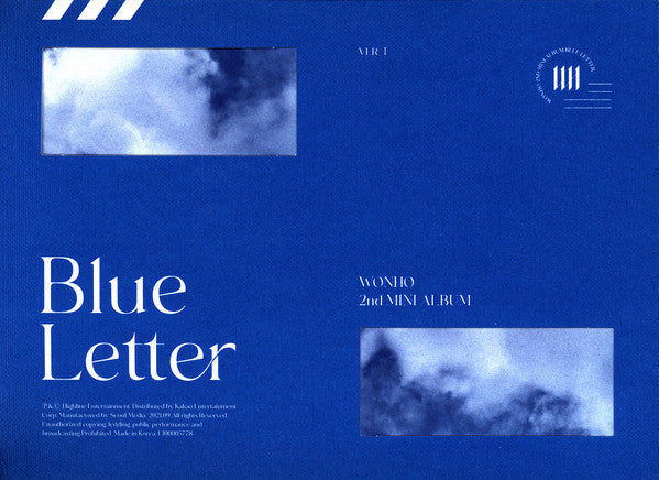 WONHO - [Blue letter] 2nd Mini Album Version