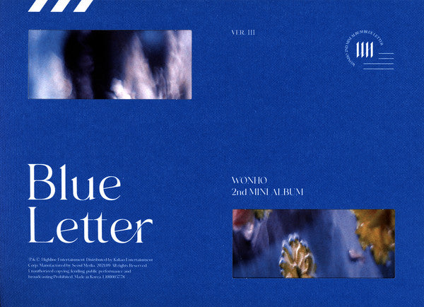 WONHO - [Blue letter] 2nd Mini Album Version