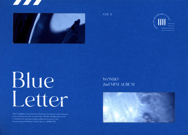 WONHO - [Blue letter] 2nd Mini Album Version