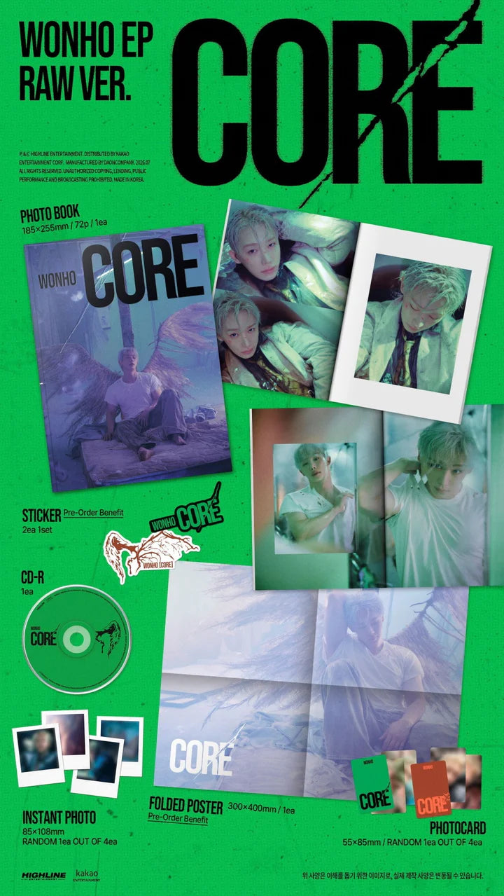 (PRE-ORDER) WONHO - [CORE] EP Album