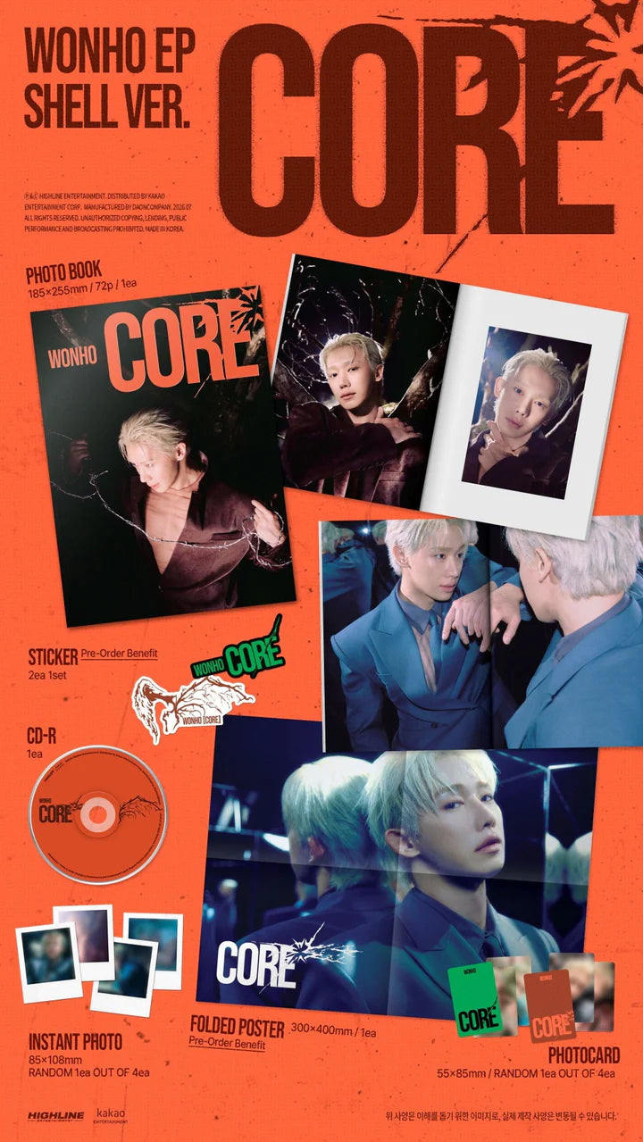 (PRE-ORDER) WONHO - [CORE] EP Album