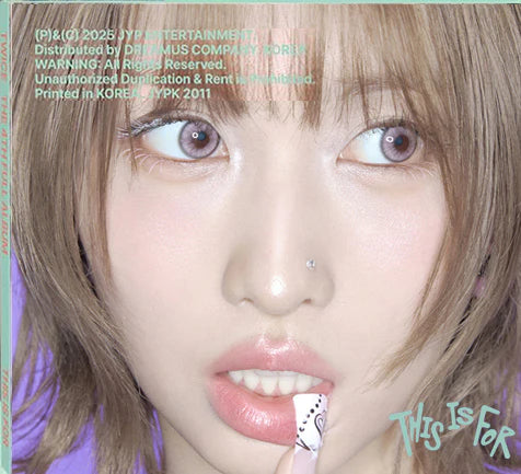 TWICE - [THIS IS FOR] 4th Album DIGIPACK