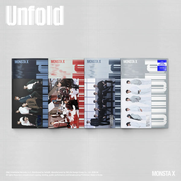 MONSTA X - [Unfold] English Studio Album RANDOM Version – The KPOP