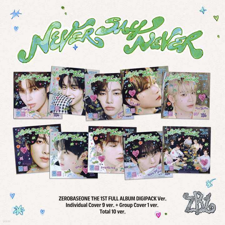 ZEROBASEONE - [NEVER SAY NEVER] 1st Album (DIGIPACK Version)