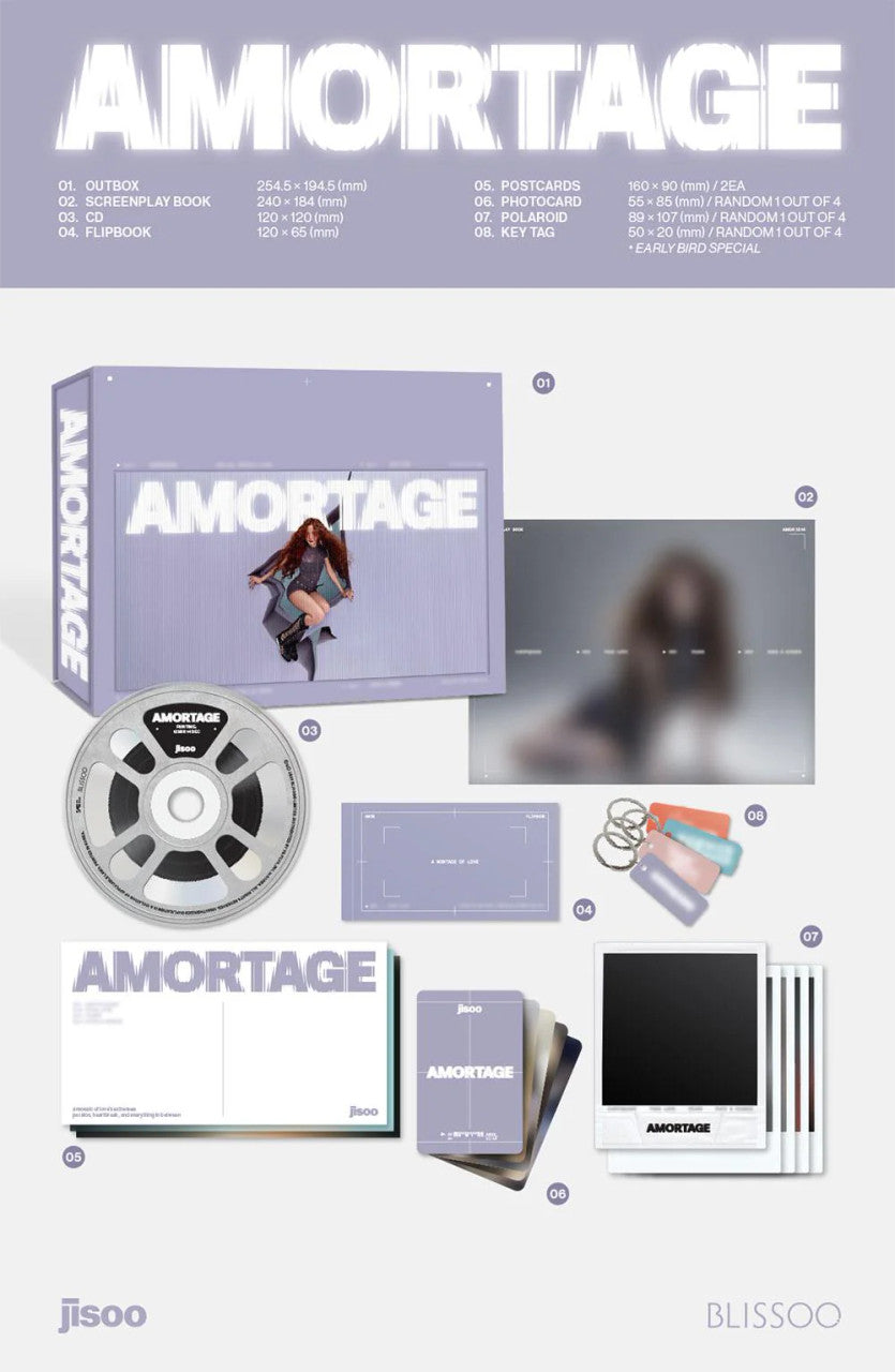 JISOO - [AMORTAGE] Mini Album EXCLUSIVE Edition