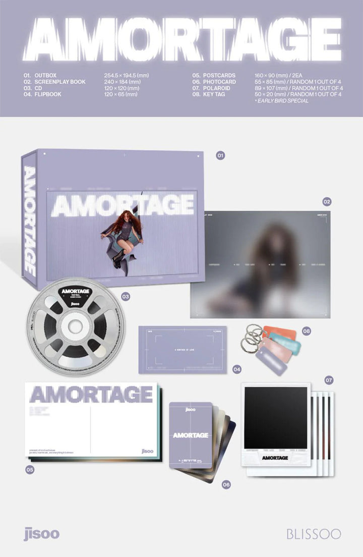 JISOO - [AMORTAGE] Mini Album EXCLUSIVE Edition