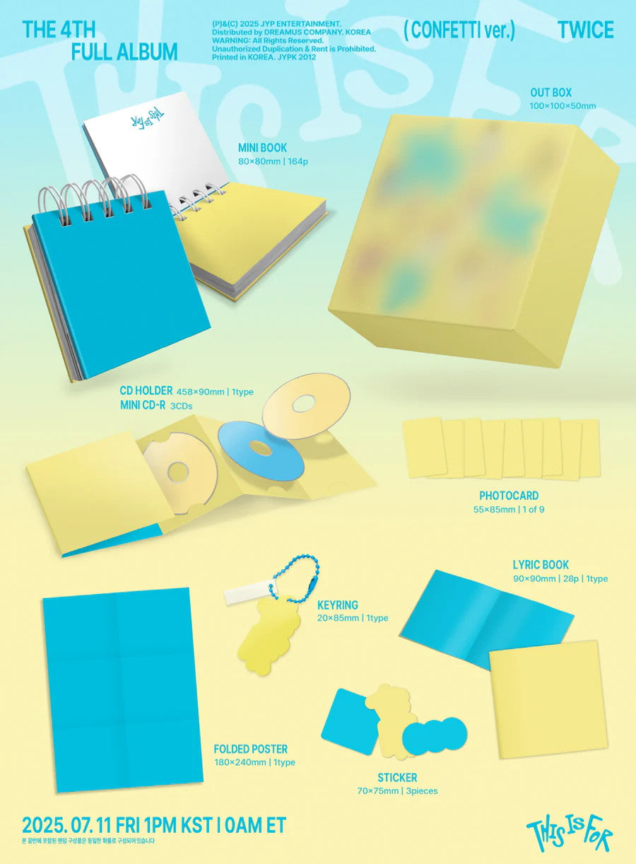 TWICE - [THIS IS FOR] 4th Album CONFETTI Version