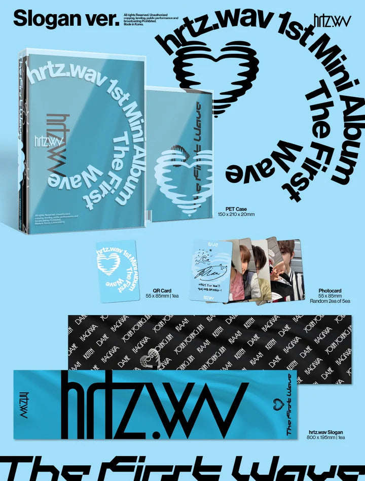 HRTZ.WAV - [THE FIRST WAVE] 1st Mini Album SLOGAN (LIMITED) Version