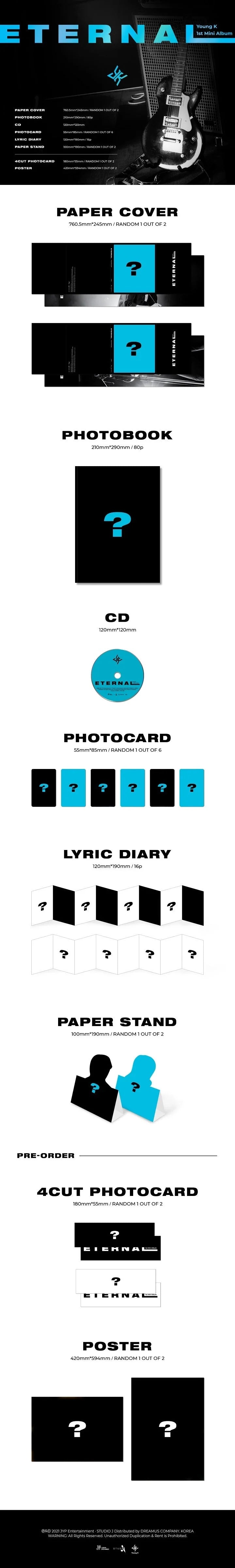 Young K (DAY6) - [Eternal] 1st Solo Album