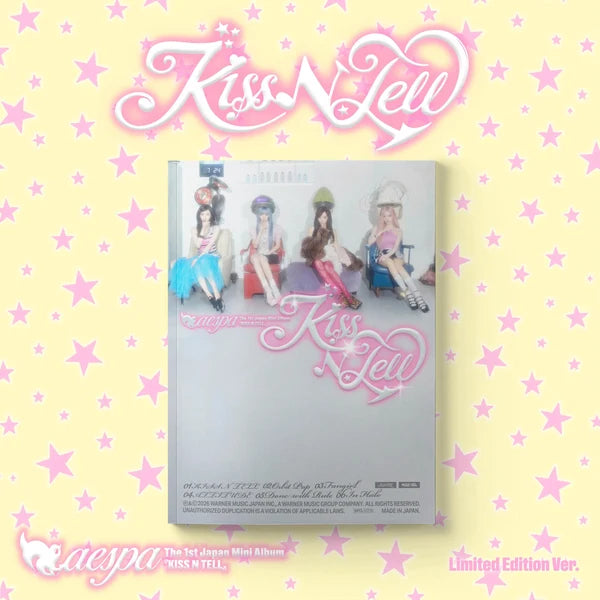 AESPA - [KISS N TELL] 1st JAPAN Mini Album