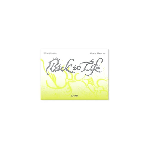 &TEAM - [BACK TO LIFE] KR 1st Mini Album PHOTOCARD BOX WEVERSE ALBUMS Version