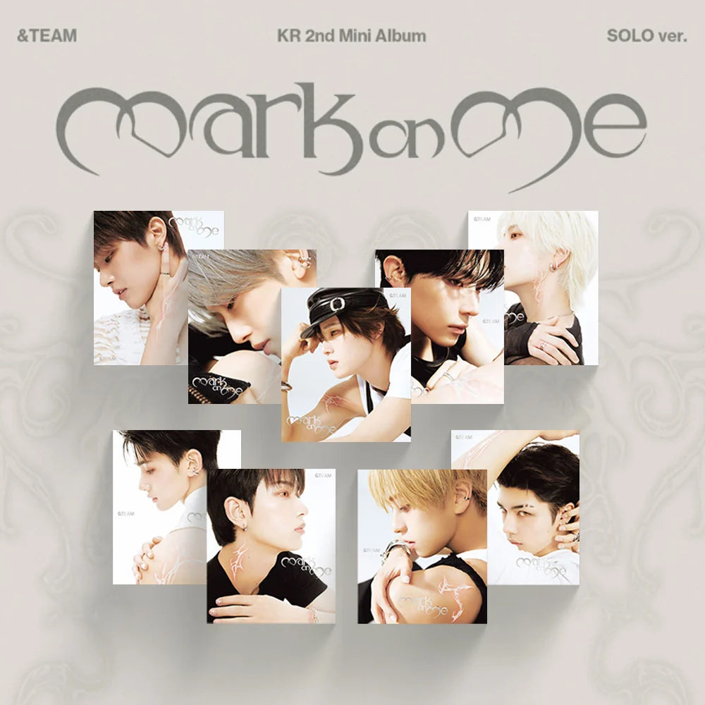 (PRE-ORDER) &TEAM - [Mark on Me] KR 2nd Mini Album (SOLO VER.)
