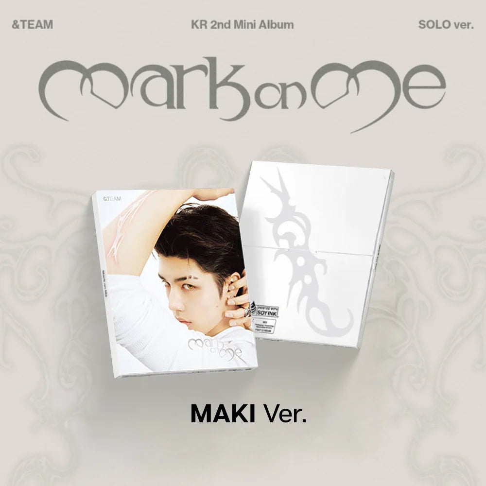 (PRE-ORDER) &TEAM - [Mark on Me] KR 2nd Mini Album (SOLO VER.)