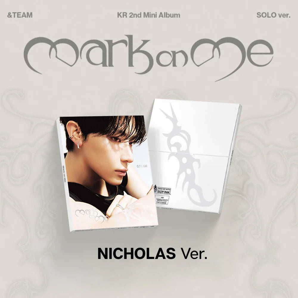 (PRE-ORDER) &TEAM - [Mark on Me] KR 2nd Mini Album (SOLO VER.)