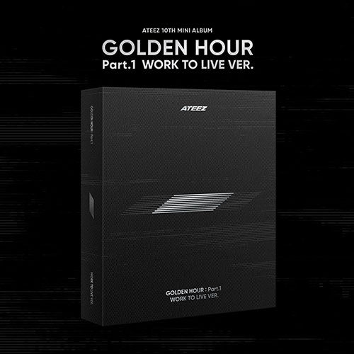 ATEEZ - [GOLDEN HOUR PART.1] 10th Mini Album WORK TO LIVE Version