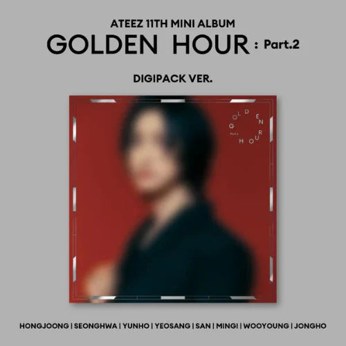ATEEZ - [GOLDEN HOUR: PT. 2] 11th EP Album DIGIPACK Version