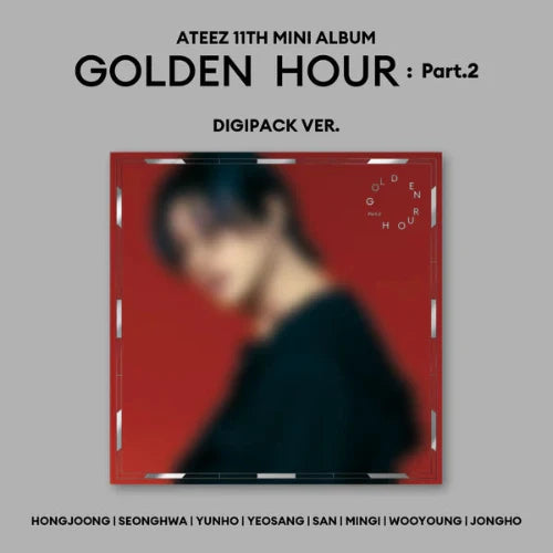 ATEEZ - [GOLDEN HOUR: PT. 2] 11th EP Album DIGIPACK Version
