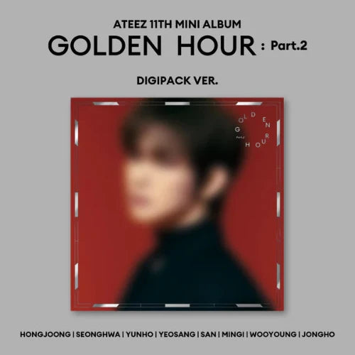 ATEEZ - [GOLDEN HOUR: PT. 2] 11th EP Album DIGIPACK Version