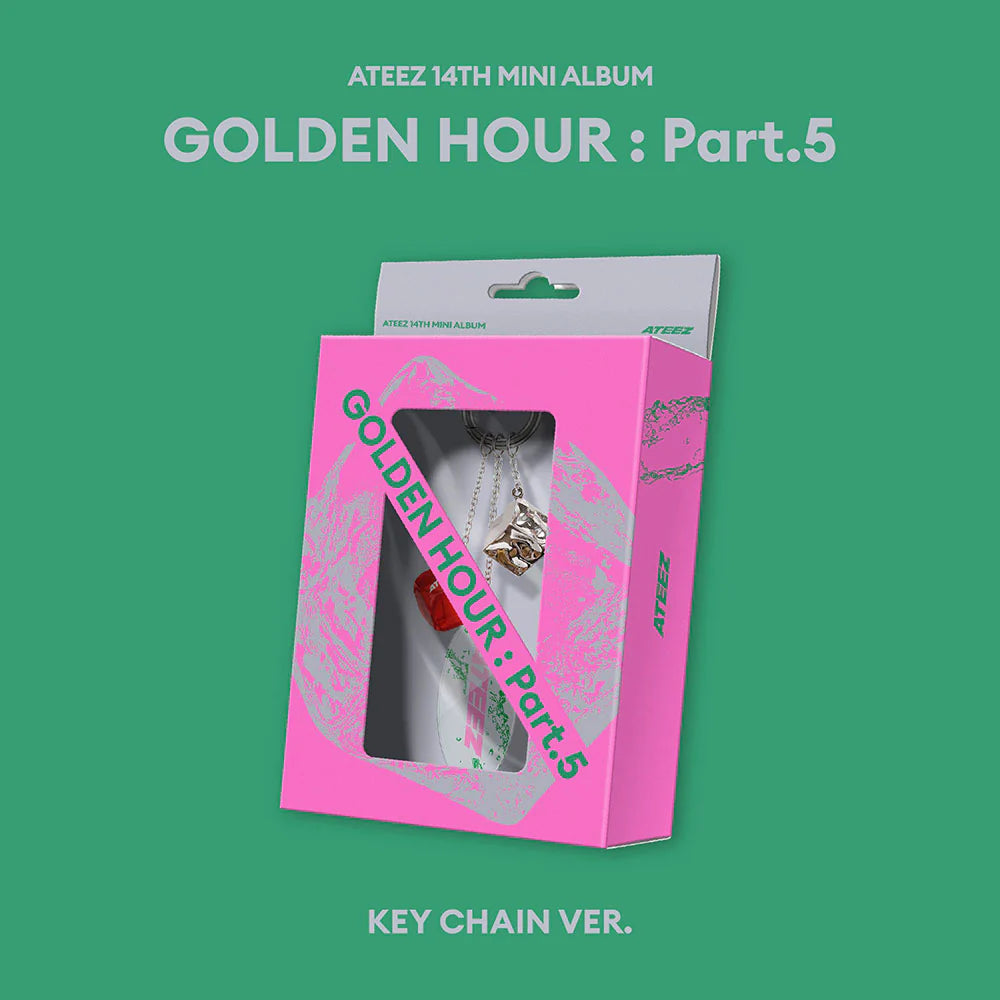 ATEEZ - [GOLDEN HOUR: PT. 5] 14th Mini Album KEY CHAIN Version