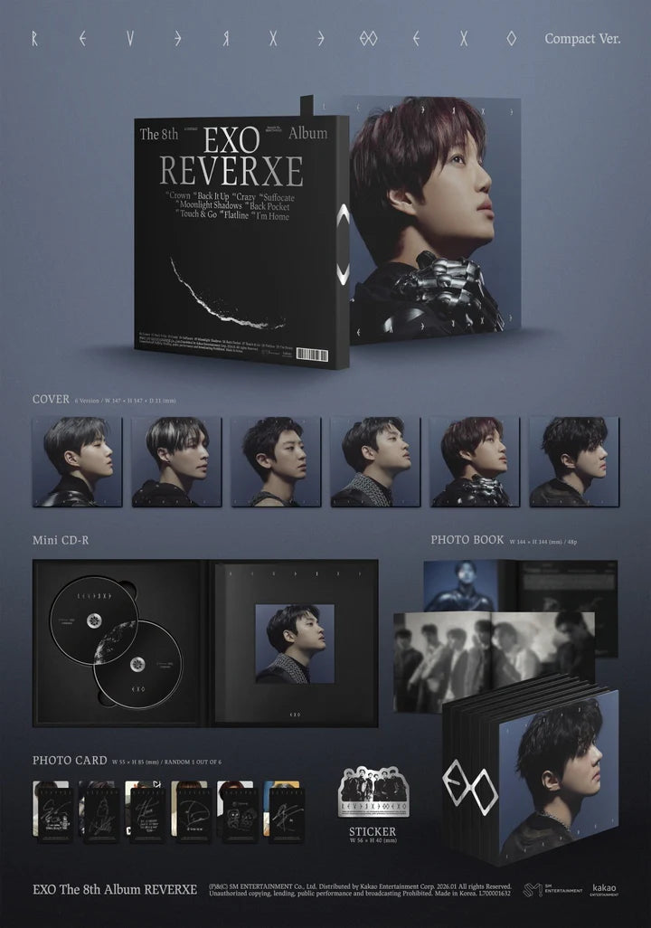 EXO - [REVERXE] 8th Album COMPACT Version