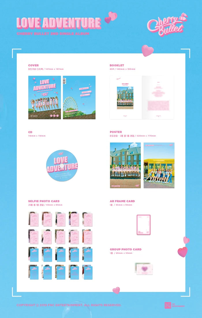 CHERRY BULLET - [LOVE ADVENTURE] 2nd Single Album