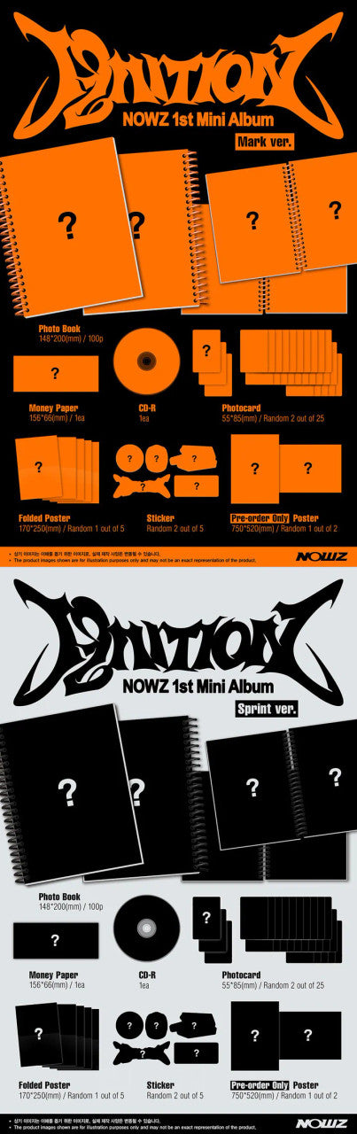 NOWZ - [IGNITION] 1st Mini Album RANDOM Version