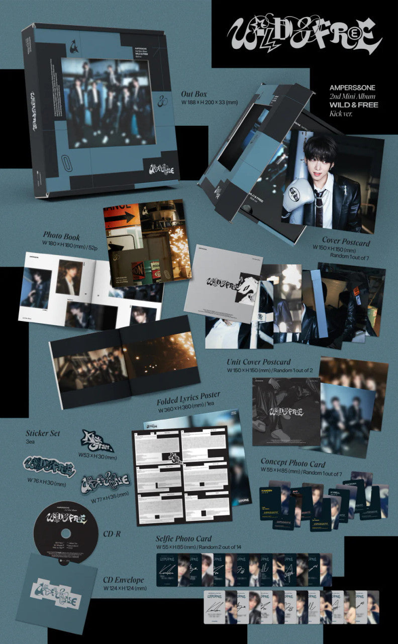 AMPERS&ONE - [WILD & FREE] 2nd Mini Album