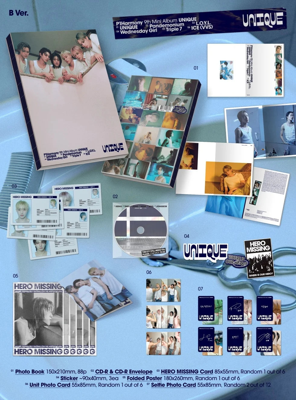 P1Harmony - [UNIQUE] 9th Mini Album