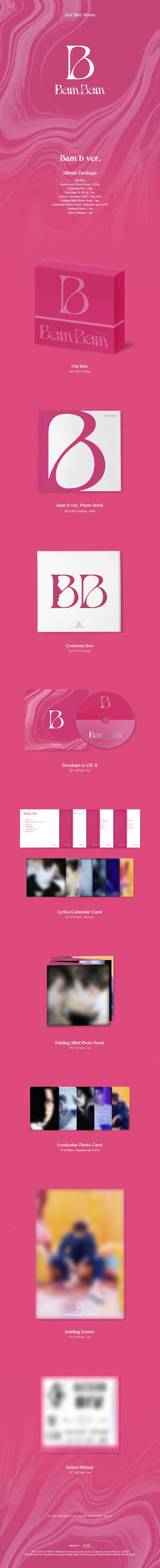 BAMBAM - [B] 2nd Mini Album