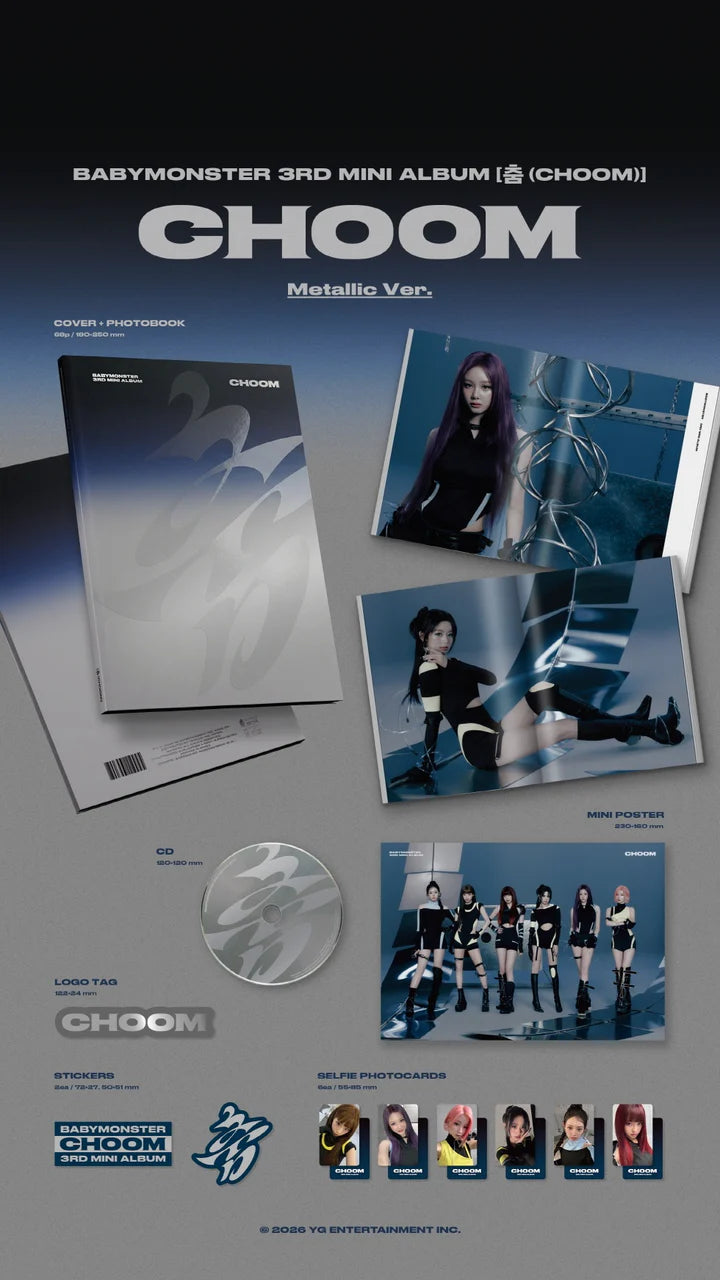 BABYMONSTER - [춤 (CHOOM)] 3rd Mini Album