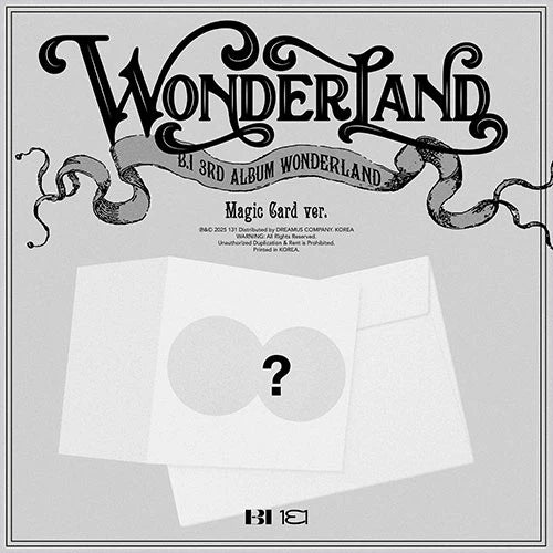 B.I - [WONDERLAND] 3rd Album MAGIC CARD Version