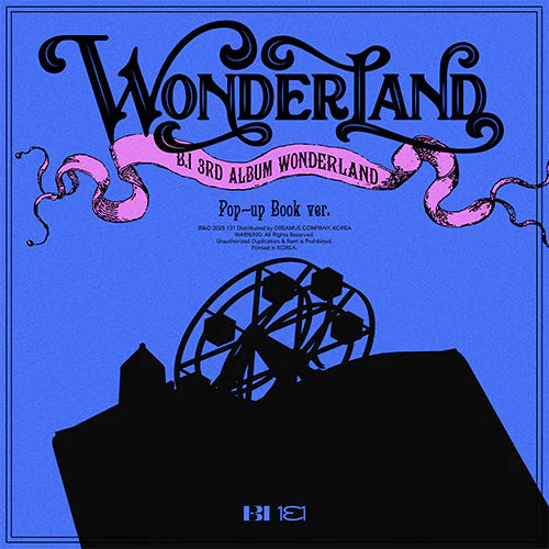 B.I - [WONDERLAND] 3rd Album POP-UP BOOK Version