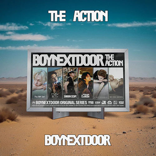 BOYNEXTDOOR - [The Action] 5th EP Album FRAME Version (RANDOM)