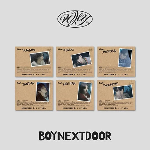 BOYNEXTDOOR - [WHY..] 1st EP Album LETTER Version