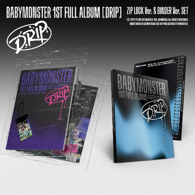 K-POP・アジア BABYMONSTER 1ST FULL ALBUM DRIP PRE-ORDER) BABYMONSTER - [DRIP] 1st FULL Album YG TAG ALBUM RANDOM