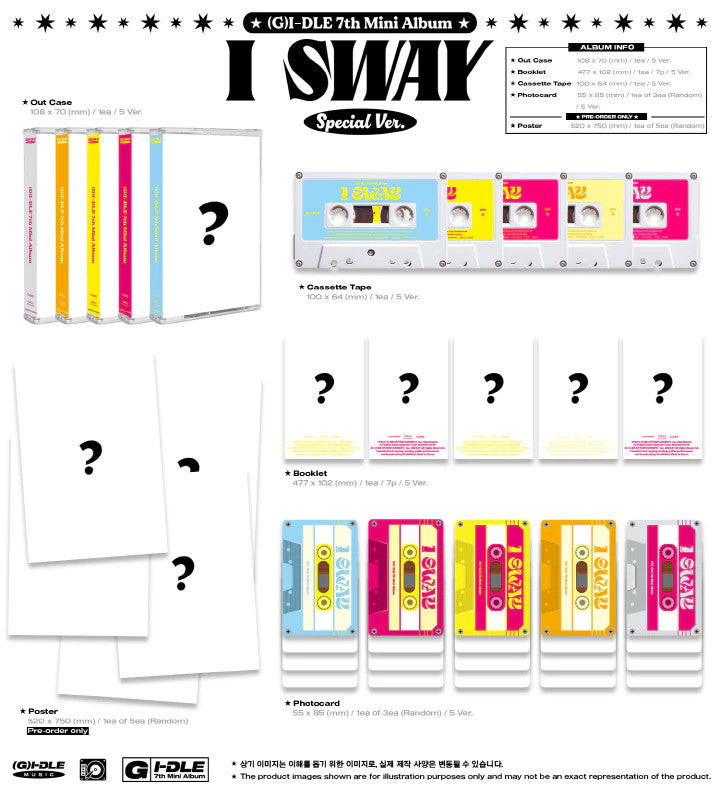 I-DLE - [I SWAY] (CASSETTE VER.)