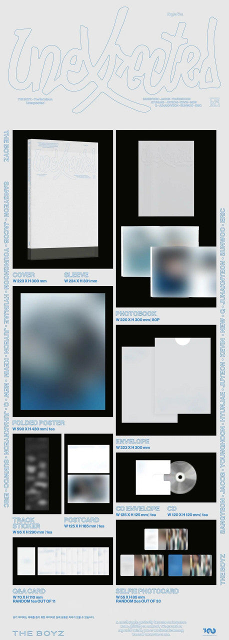 THE BOYZ - [UNEXPECTED] 3rd Album RANDOM Version