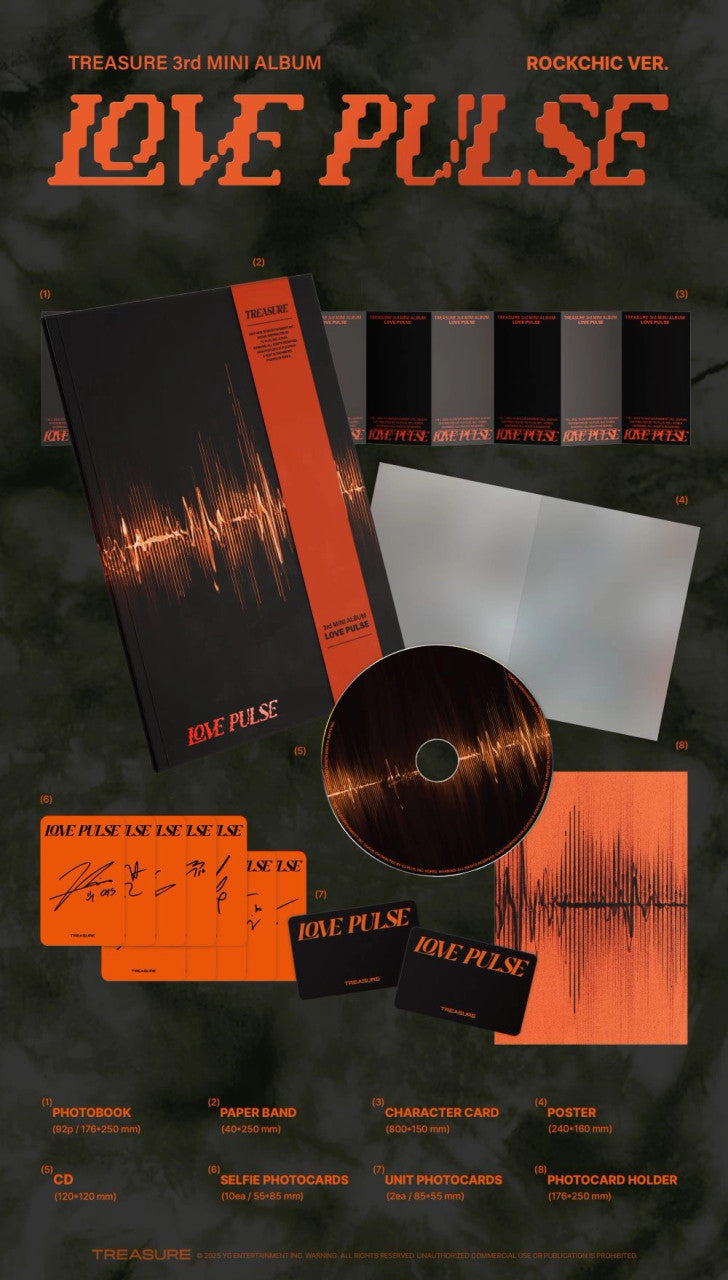TREASURE - [LOVE PULSE] 3rd Mini Album