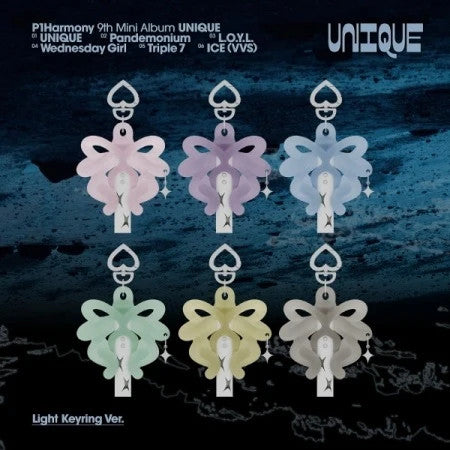 P1HARMONY - UNIQUE (LIGHT KEYRING: RANDOM VERSION)