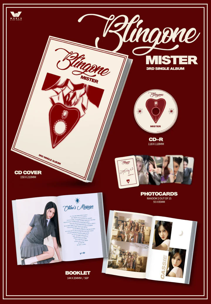 BLINGONE - MISTER [3rd Single Album]