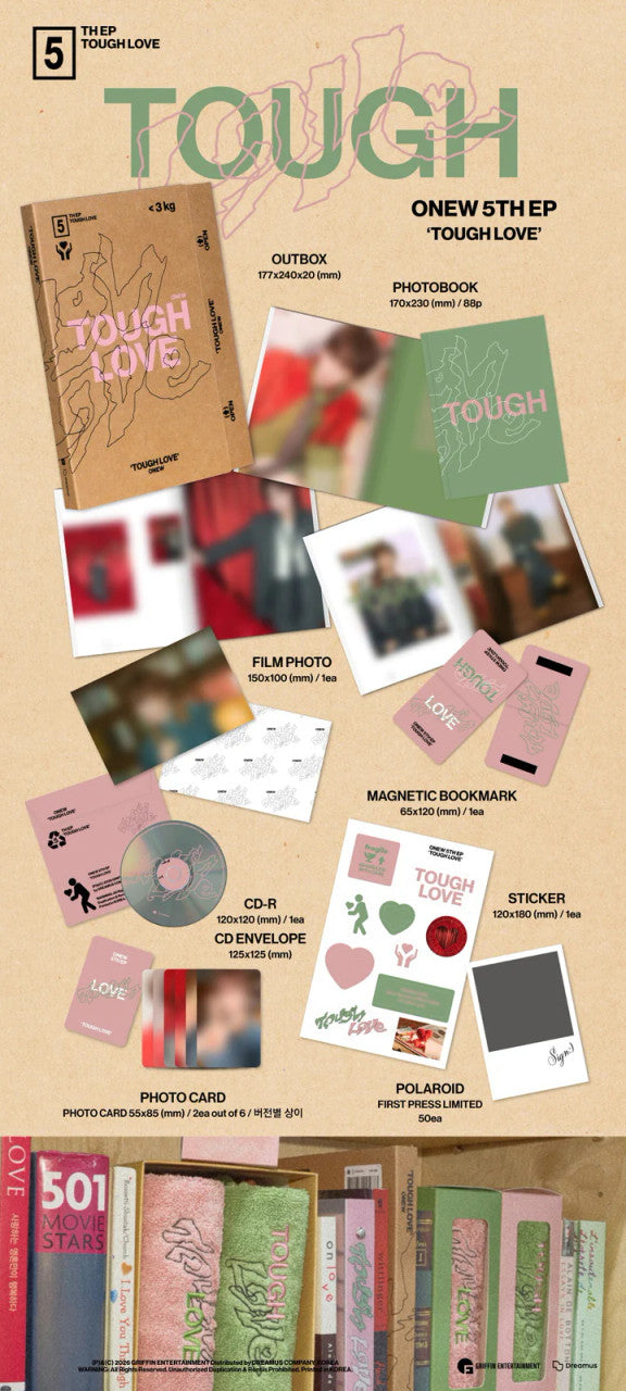 ONEW - [TOUGH LOVE] 5th Mini Album