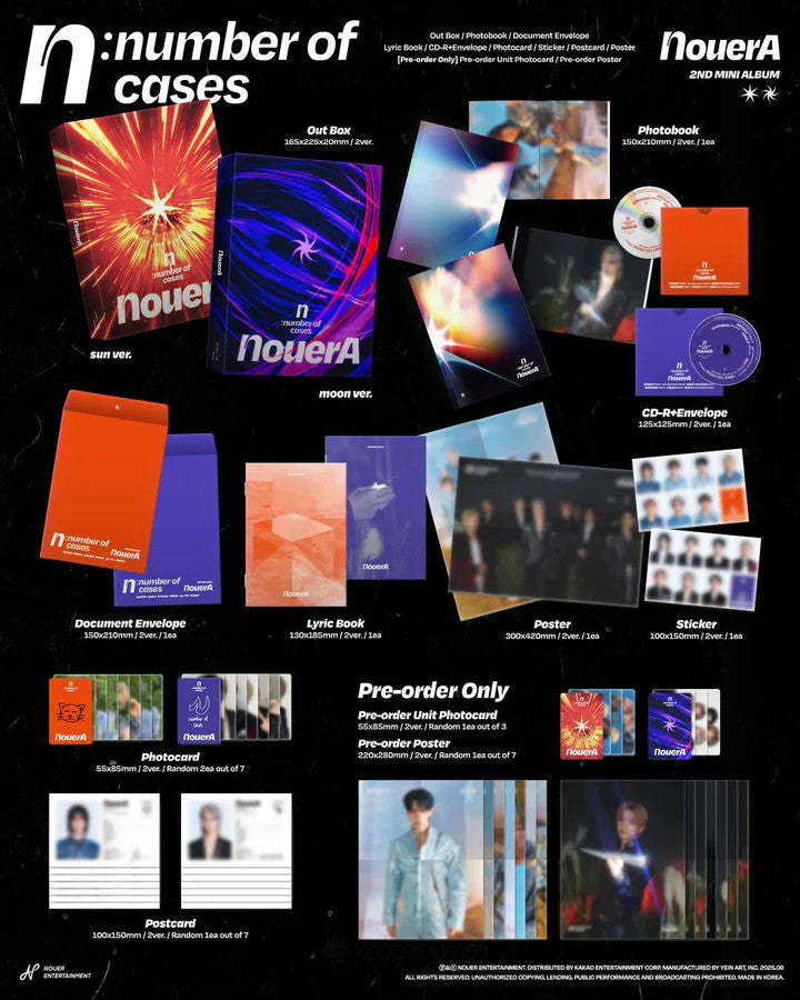 NOUERA - [N: NUMBER OF CASES] 2nd Mini Album